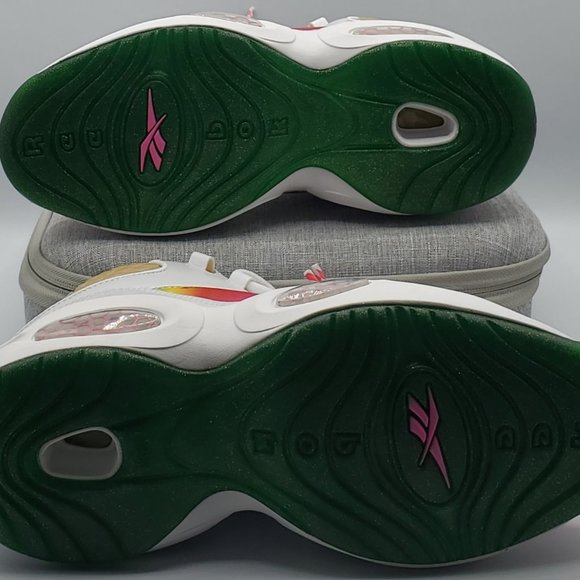 Hasbro x Reebok Question Mid Men's Size 7 'Candy Land' White GZ0081 Rare - Picture 3 of 9